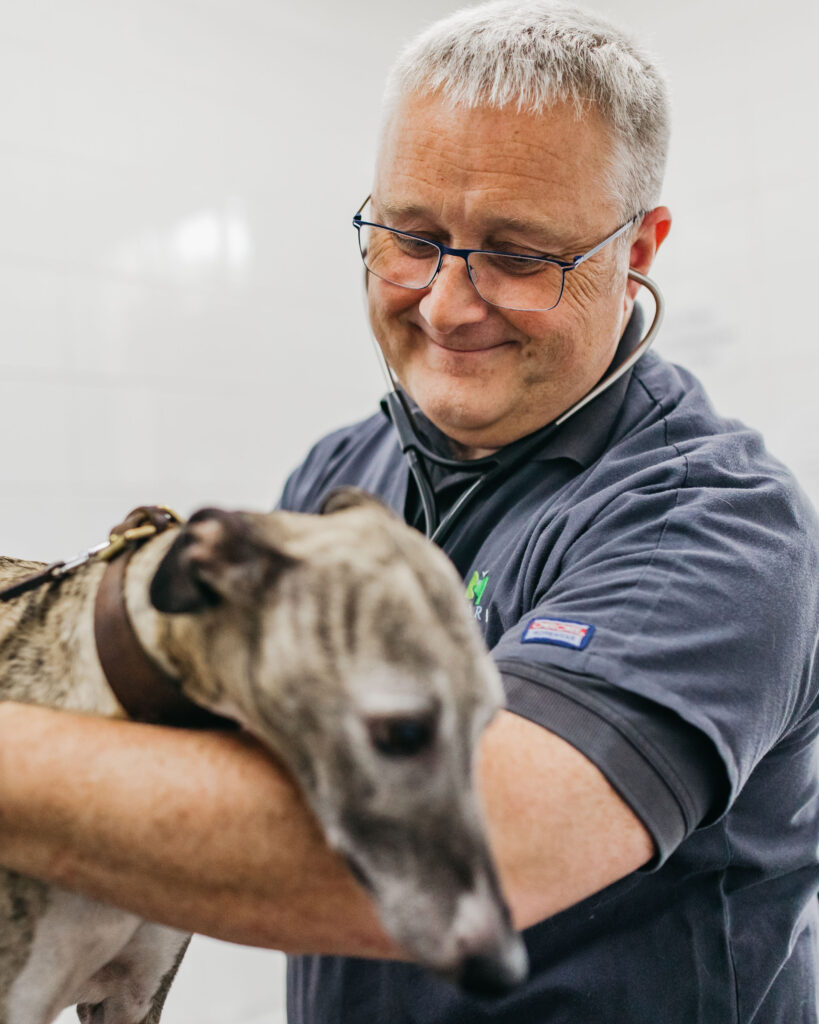 Richard with dog